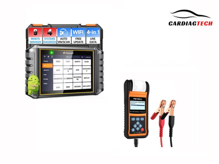 2024 Foxwell NT716 OBD2 Scanner & BT780 Car Battery Tester