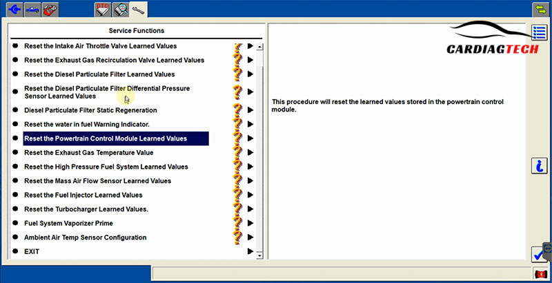 Mazda IDS V131 – Service Function