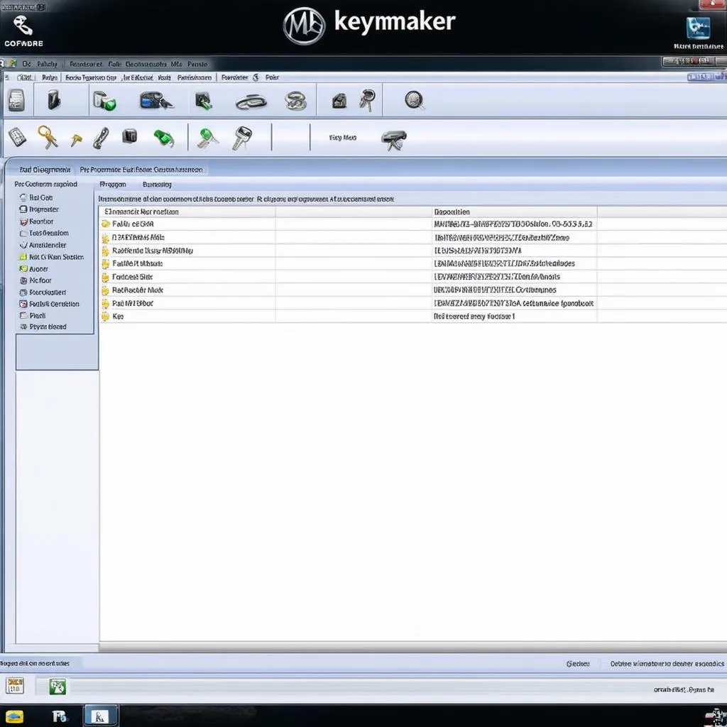 MB Keymaker Software Interface