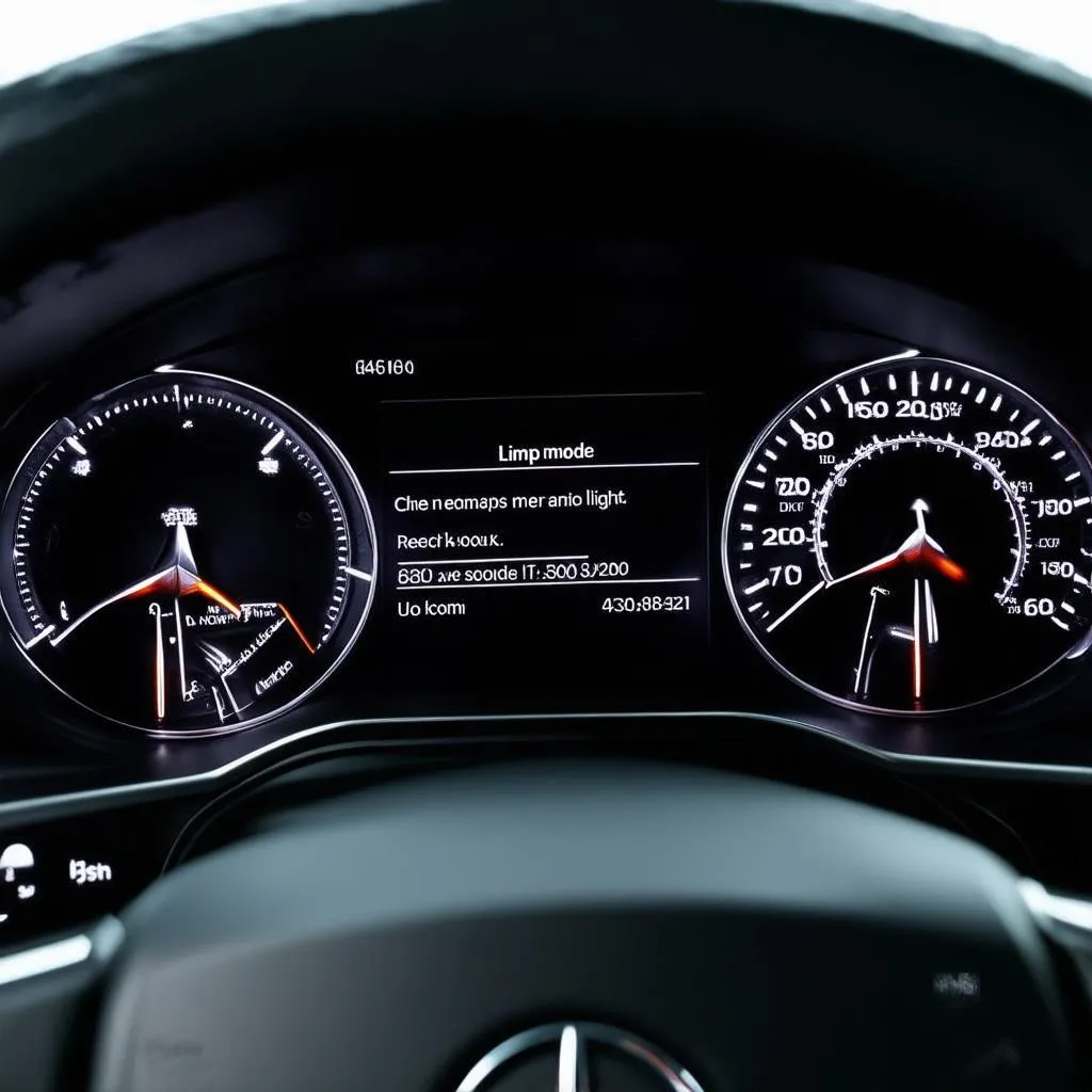 Mercedes Limp Mode Dashboard