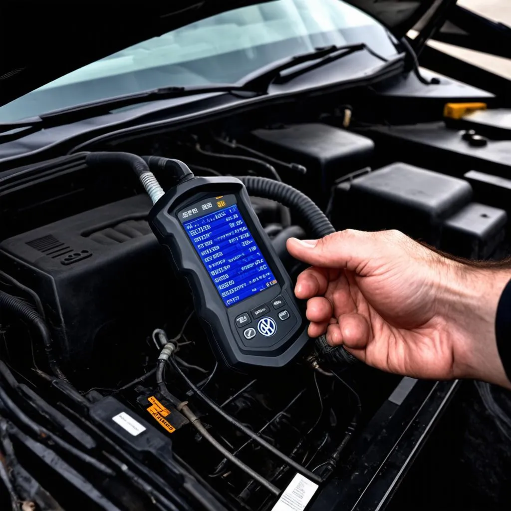 Engine diagnostics using VCDS