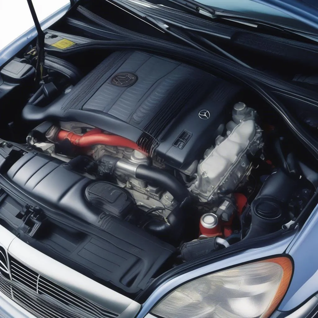 Mercedes S320 Engine Bay