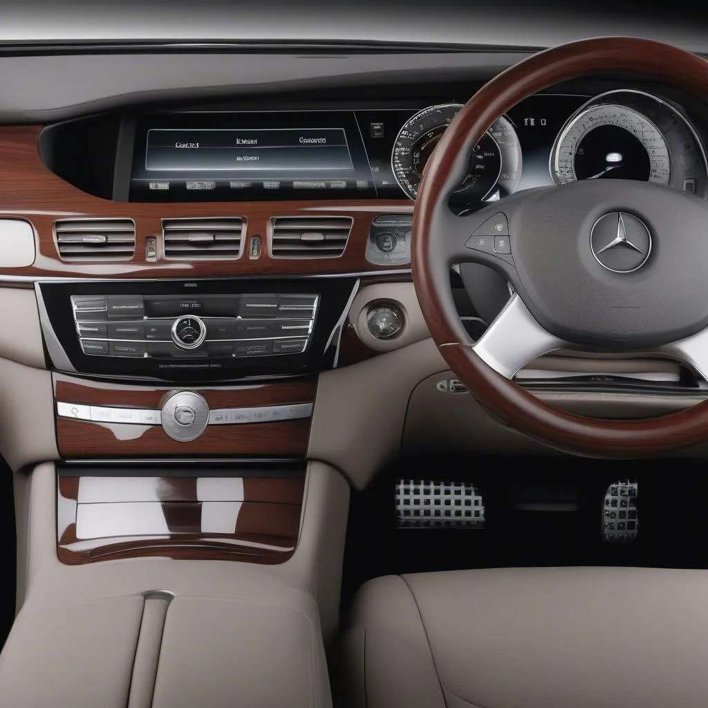 Mercedes Benz S350 Command Center