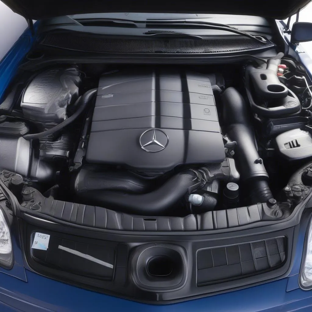 Mercedes E320 BlueTEC Engine