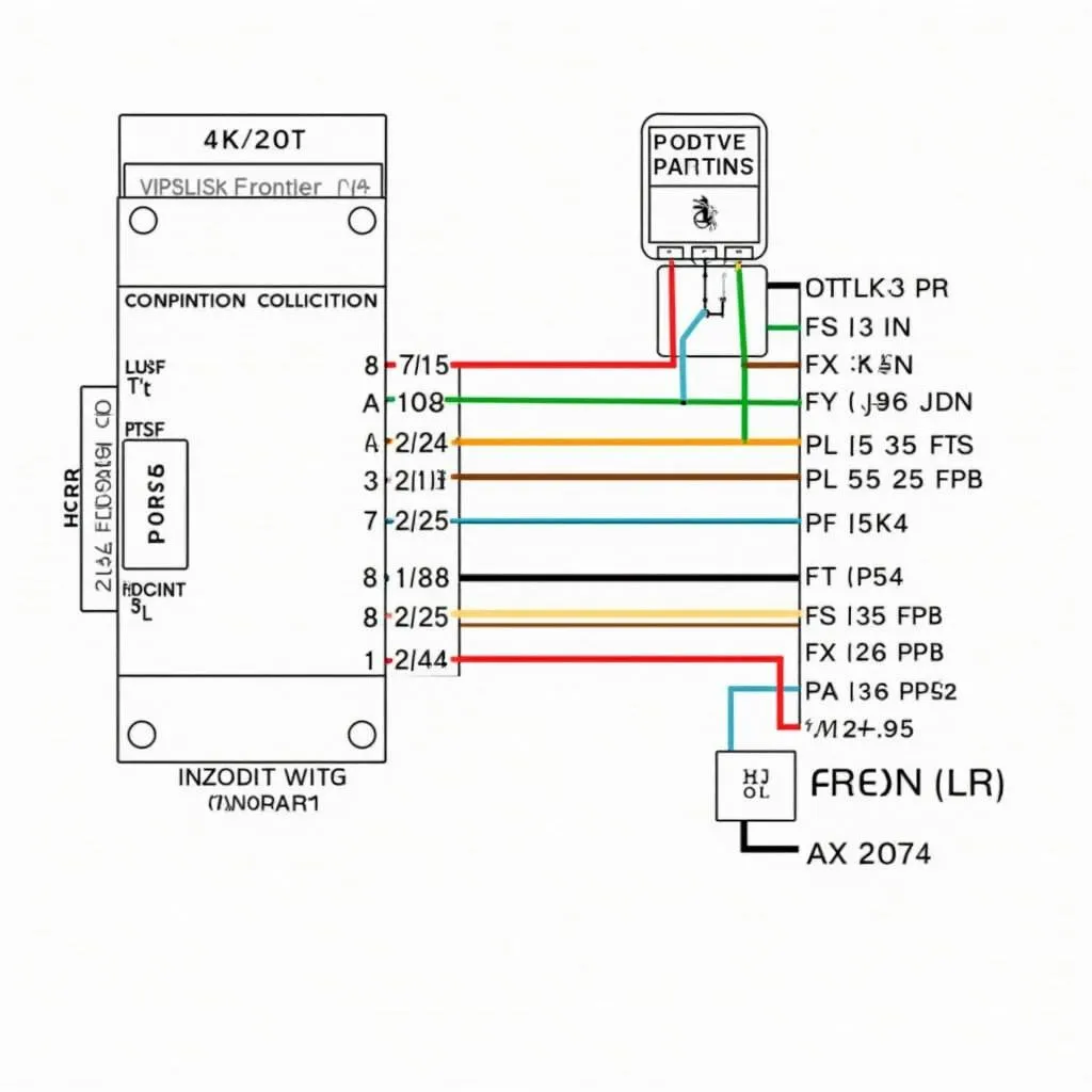 Example of a 2015 Nissan Frontier Stereo Wiring Diagram