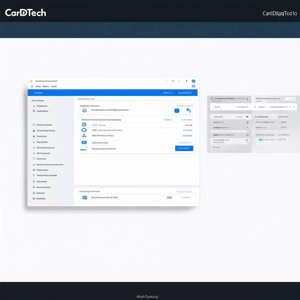 CarDiagTech software interface