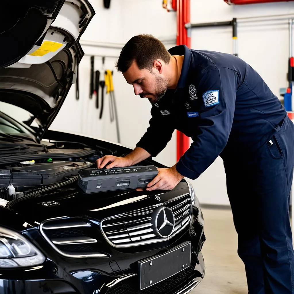 Mercedes E350 diagnostics