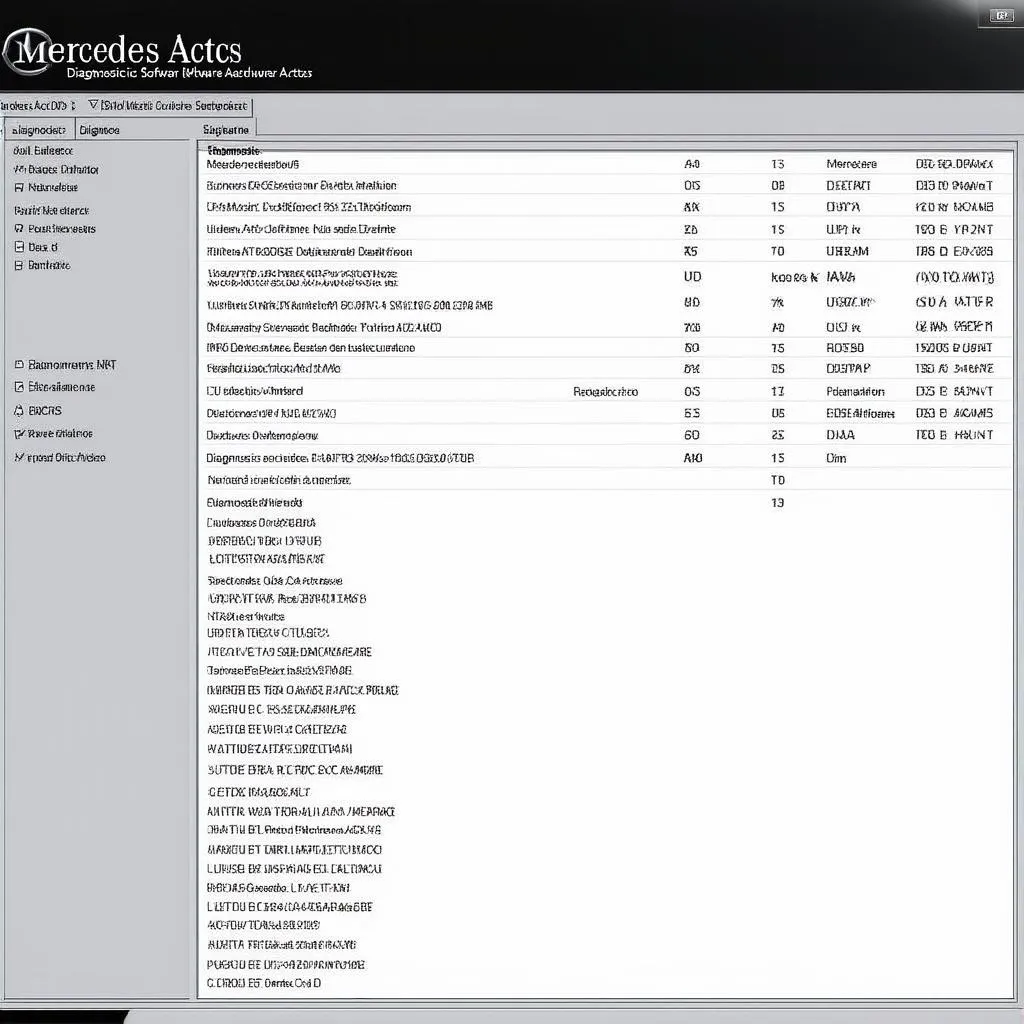 Mercedes Actros Diagnostic Software