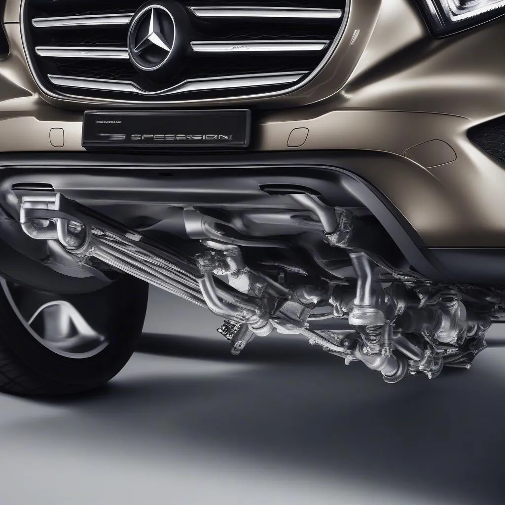 Mercedes-Benz GLA suspension system