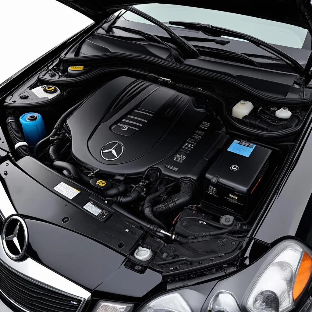 Mercedes CLK320 Engine Bay