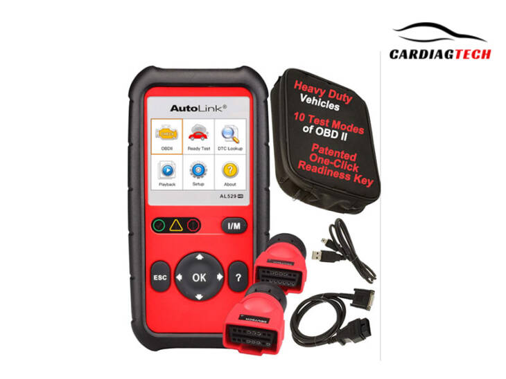 Autel AL529HD Heavy Duty Vehicle Code Reader: Advanced Diagnostic Tool for Trucks and Heavy Equipment