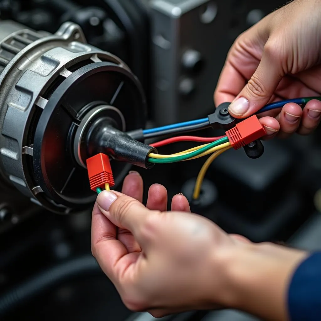 Installing an Automatic Transmission Wiring Harness