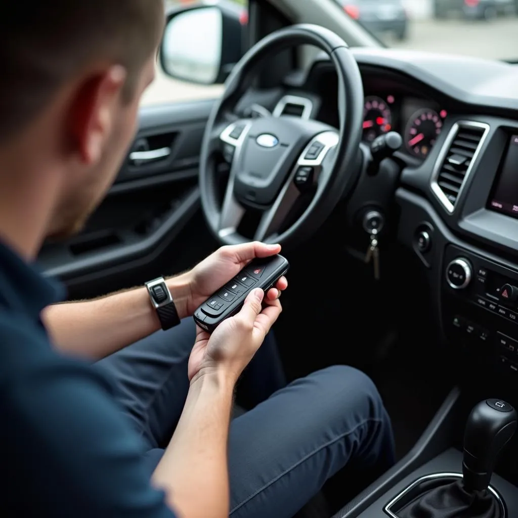 Automotive Locksmith Reprogramming Key Fob