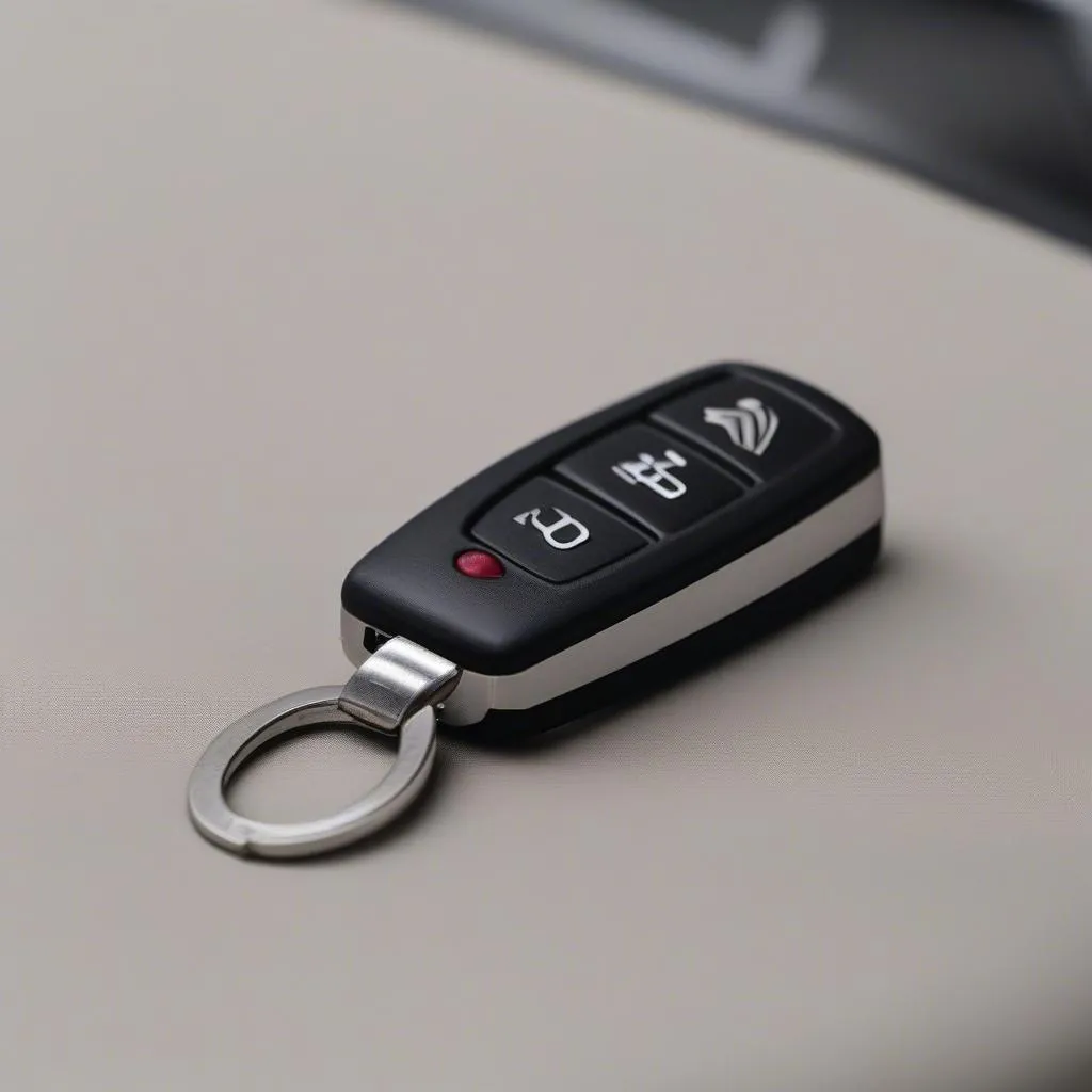 Suzuki Baleno key fob and car key