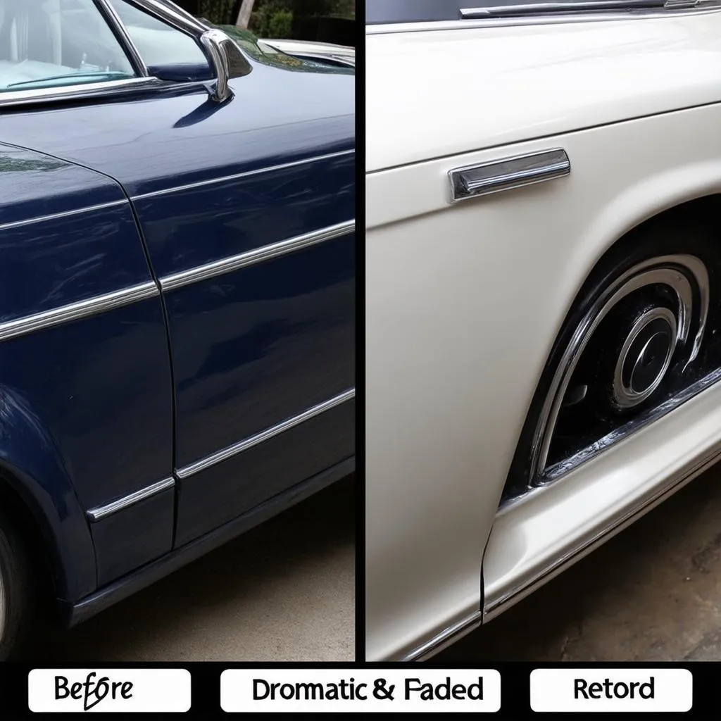 Before &amp; After Mercedes Trim