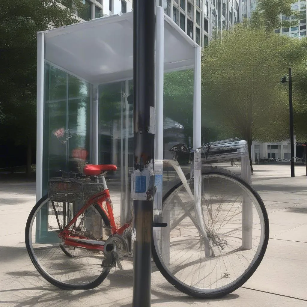 Bike Locked Securely