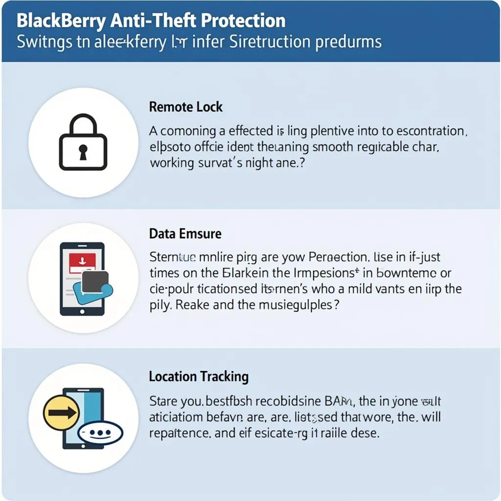 BlackBerry Anti-Theft Protection features