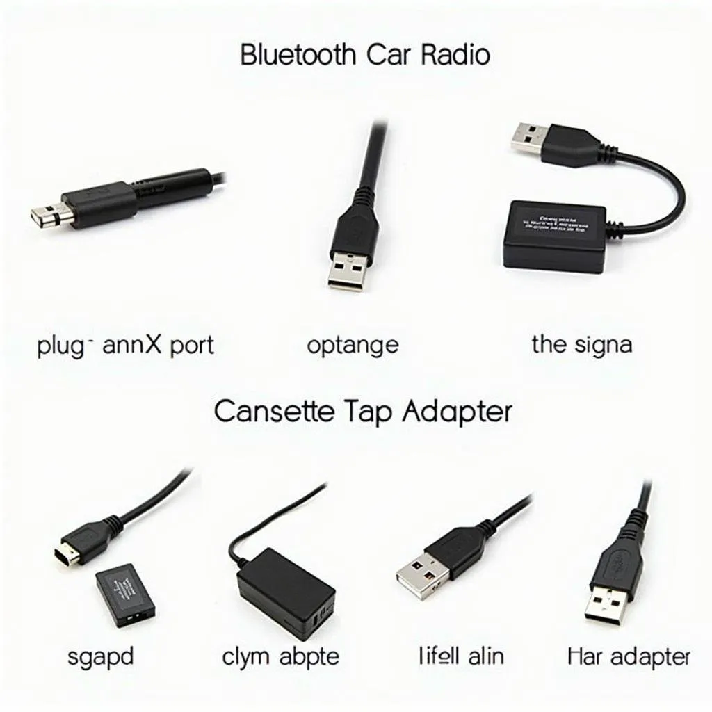 Types of Bluetooth car radio adapters