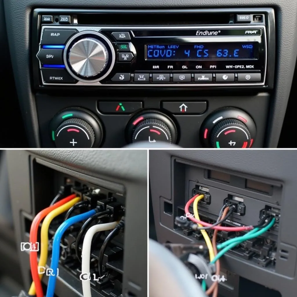 Car radio wiring diagram