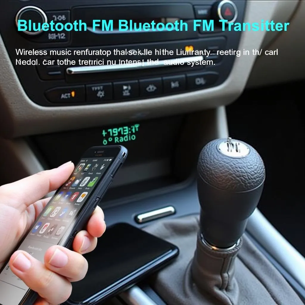 Bluetooth FM Transmitter for Car Radio