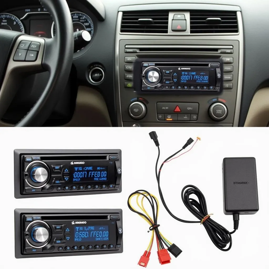 Car Bluetooth radio installation process