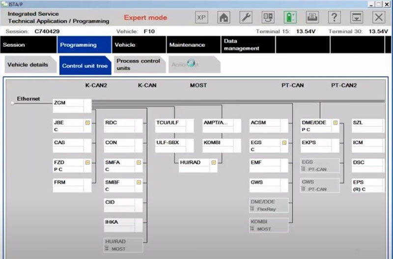 BMW Programming and Coding with ISTA/P Software