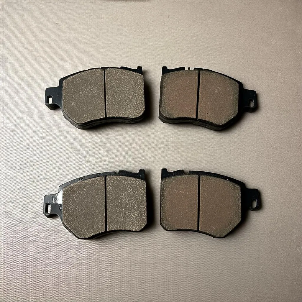 Worn Brake Pads