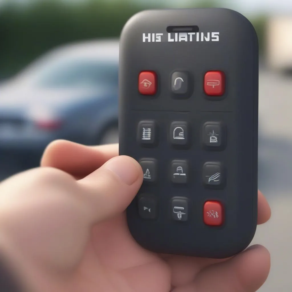 Car Alarm System With Remote Control