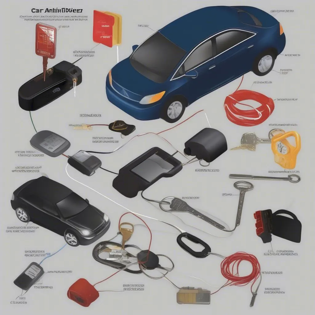 Different types of car anti-theft devices