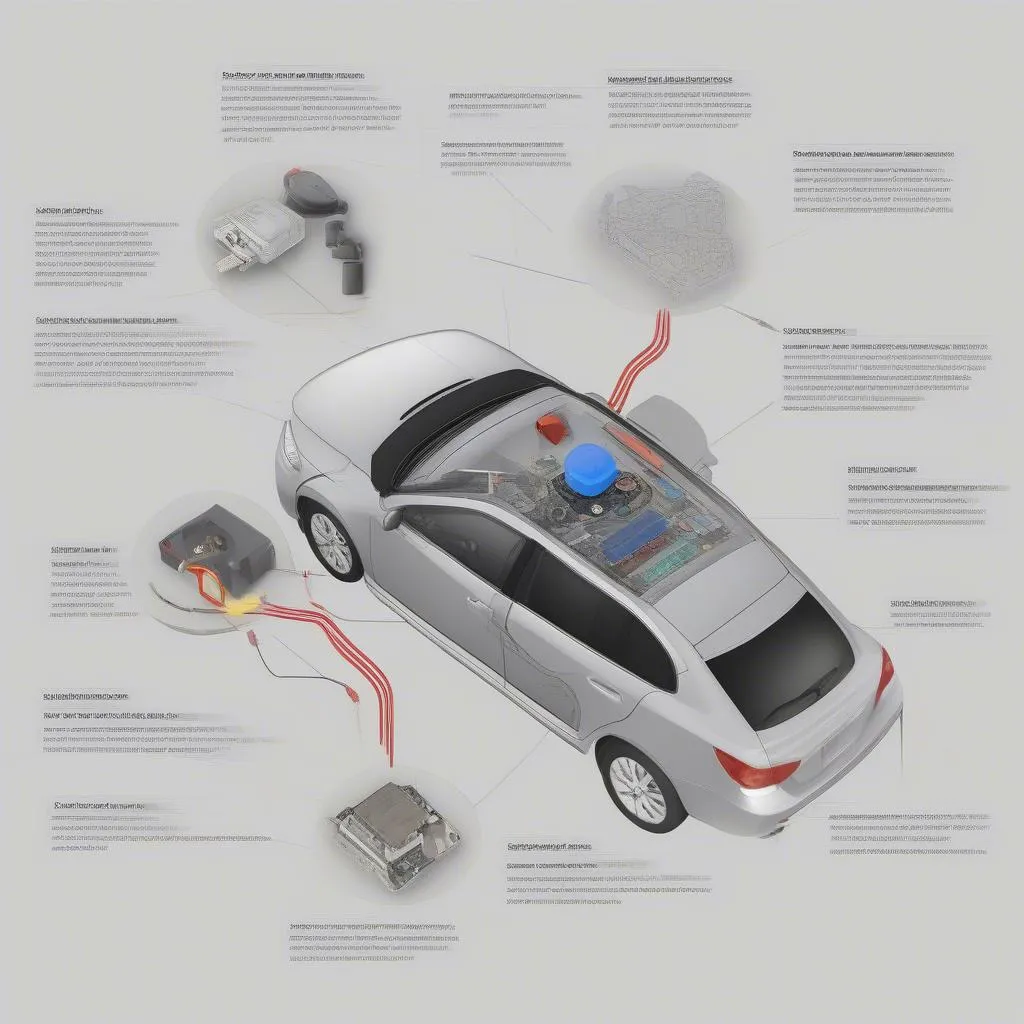 Car Anti-theft System Components