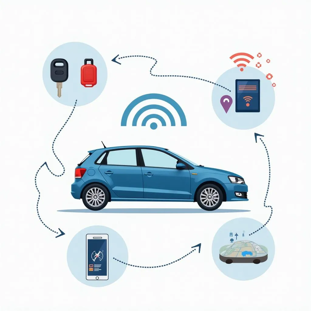 Car Anti-theft System Components