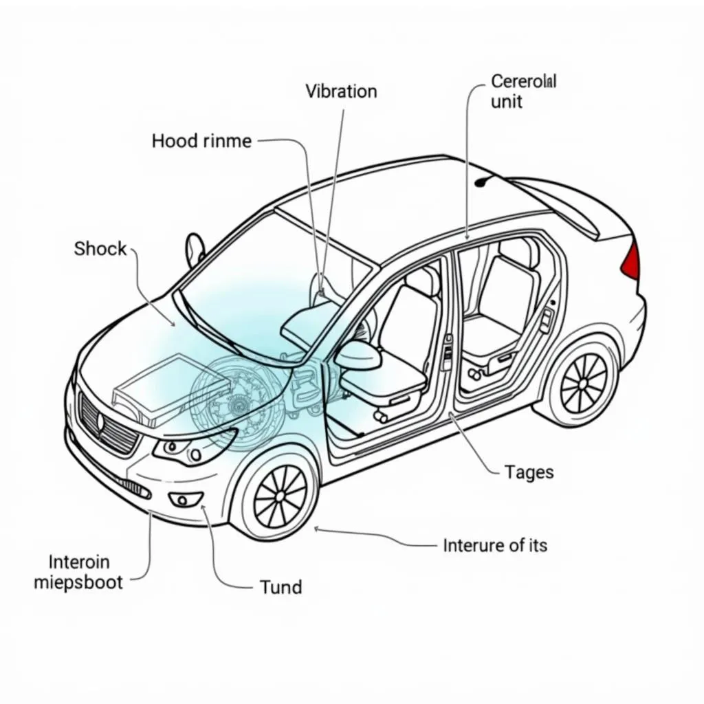 Car anti-theft system diagram