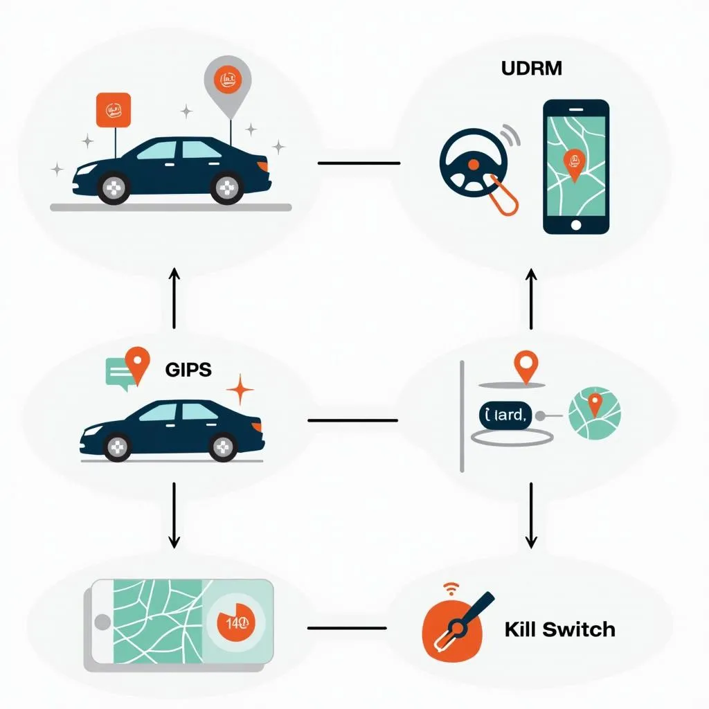 Car anti-theft system types