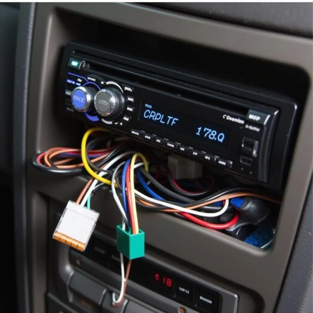 Car audio wiring harness