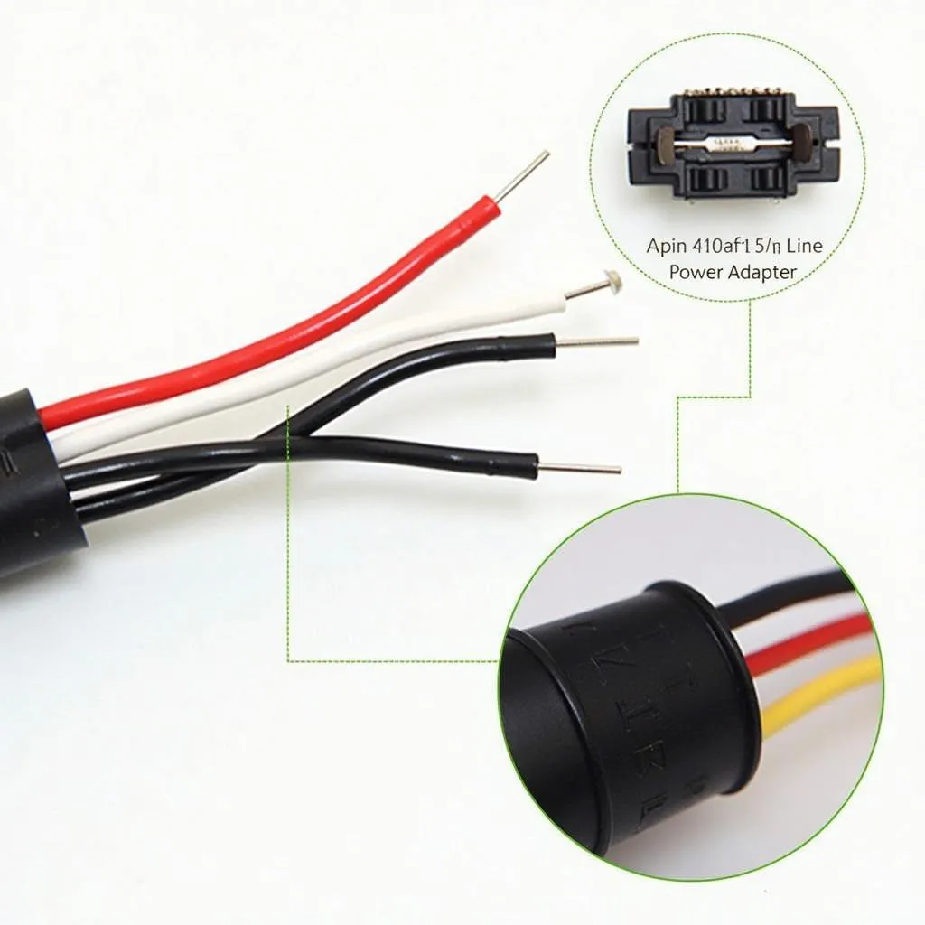 Car audio wiring harness with 2-pin adapter