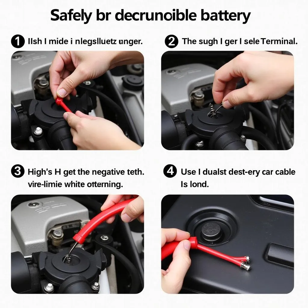 Disconnecting a car battery