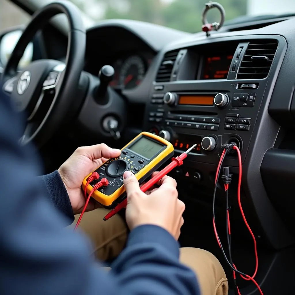 Inspecting the Car Bluetooth Module