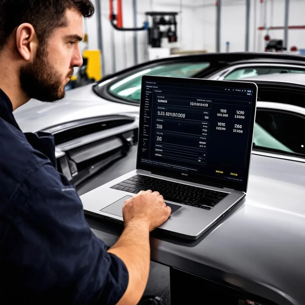 Automotive diagnostic software in action