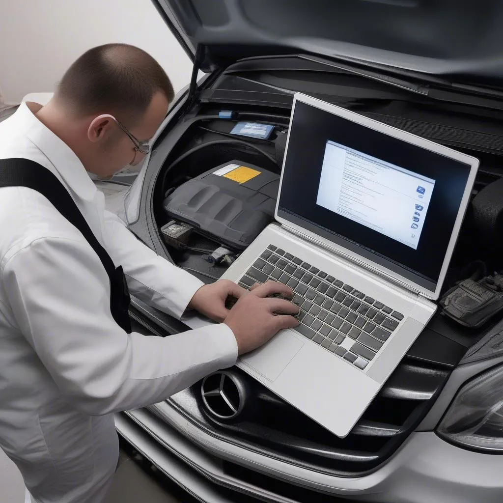 Car Diagnostic Software in Use