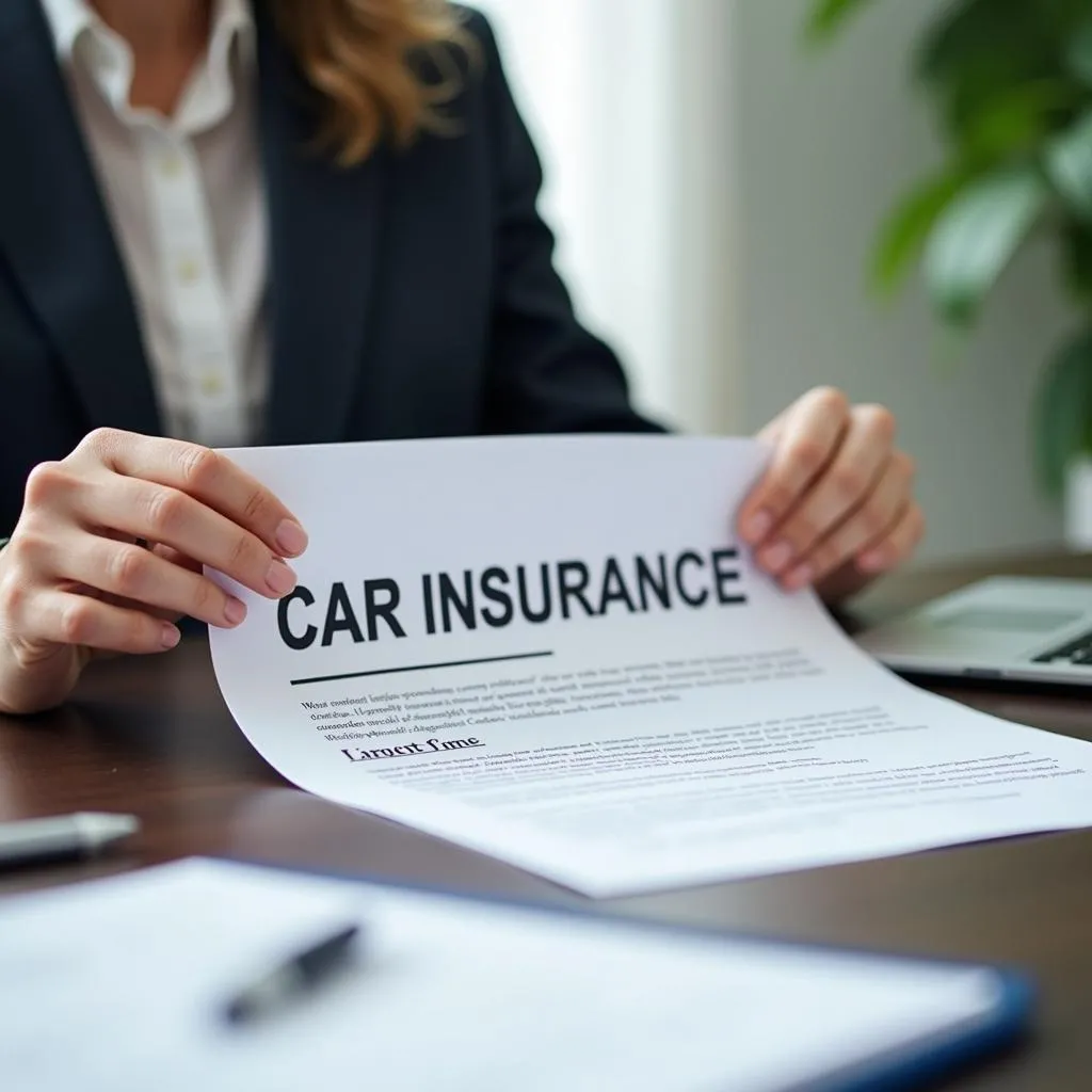 Car insurance policy