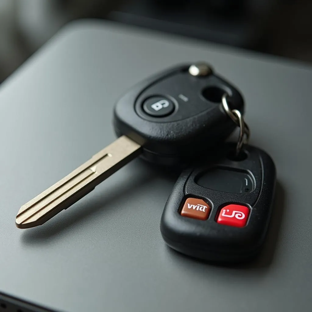 Car key and remote fob