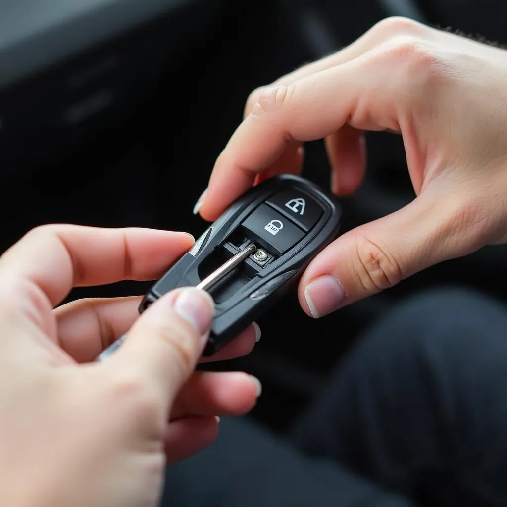 Replacing Car Key Fob Battery