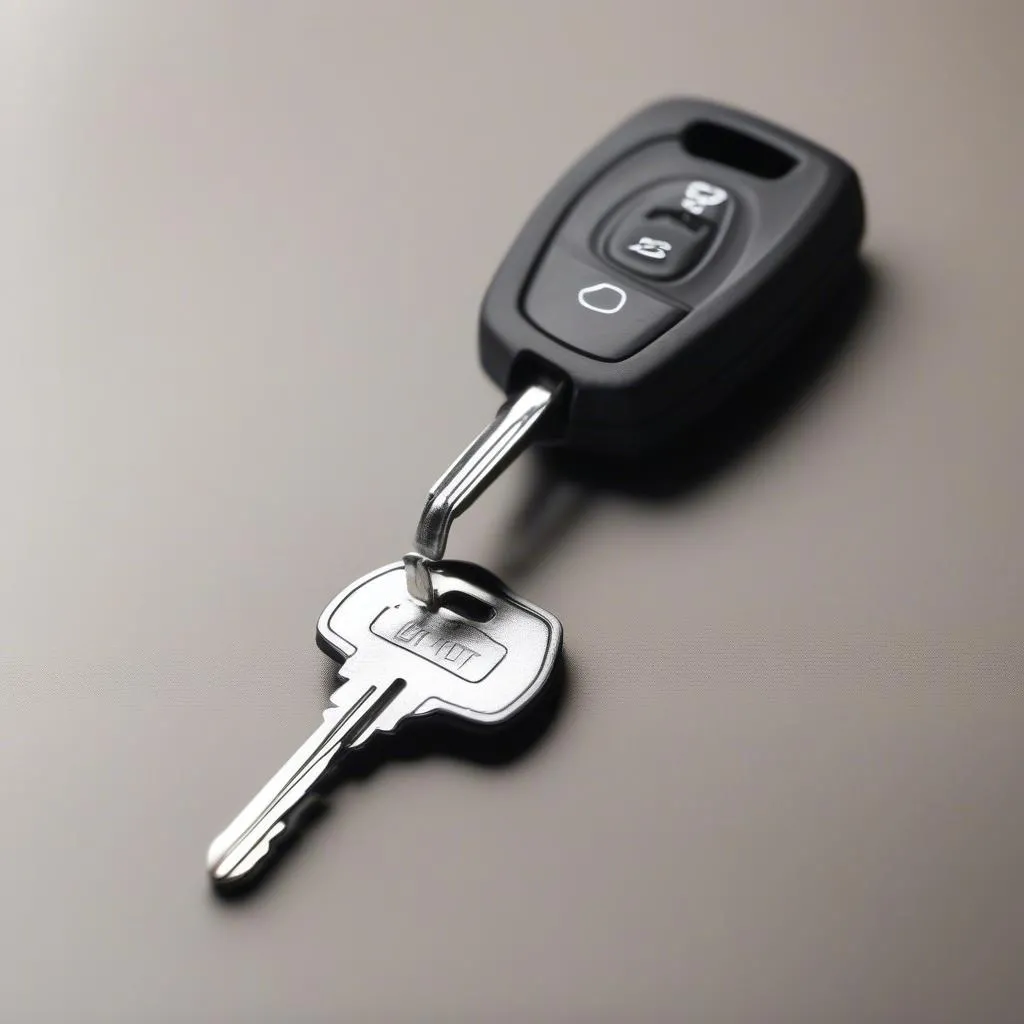 Car Key with Immobilizer Chip