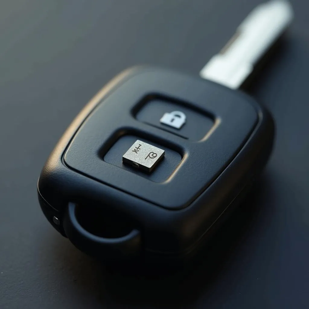 Car Key with Immobilizer Chip