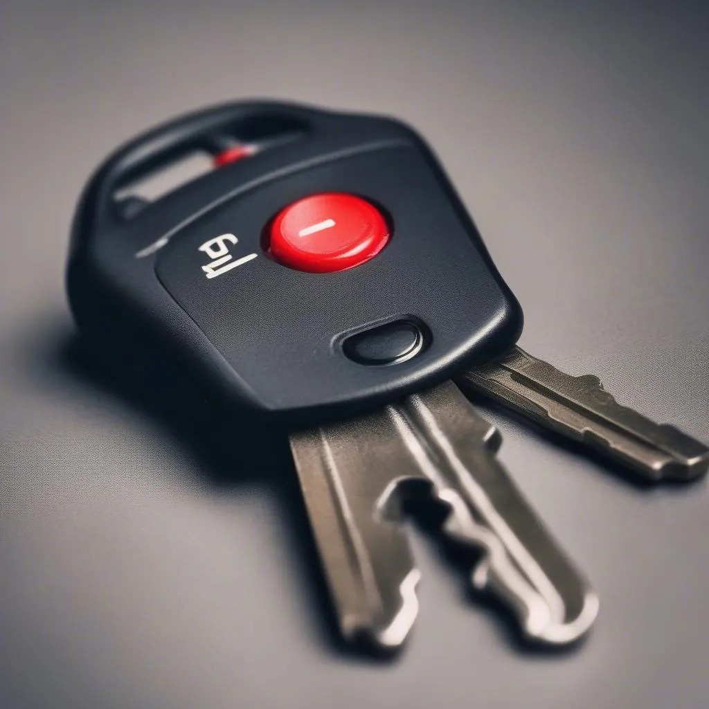 Car Key With Panic Button