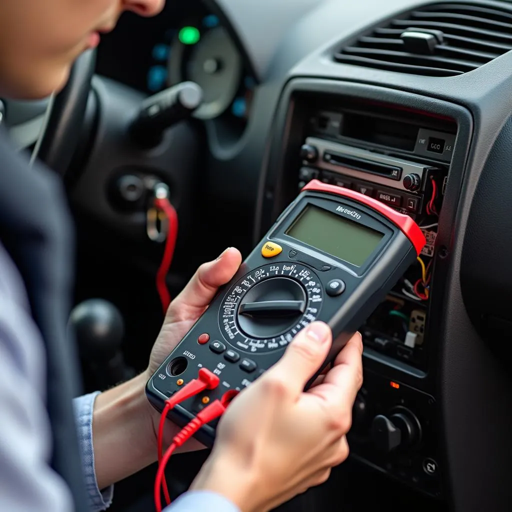 Troubleshooting a car radio with backup camera and Bluetooth