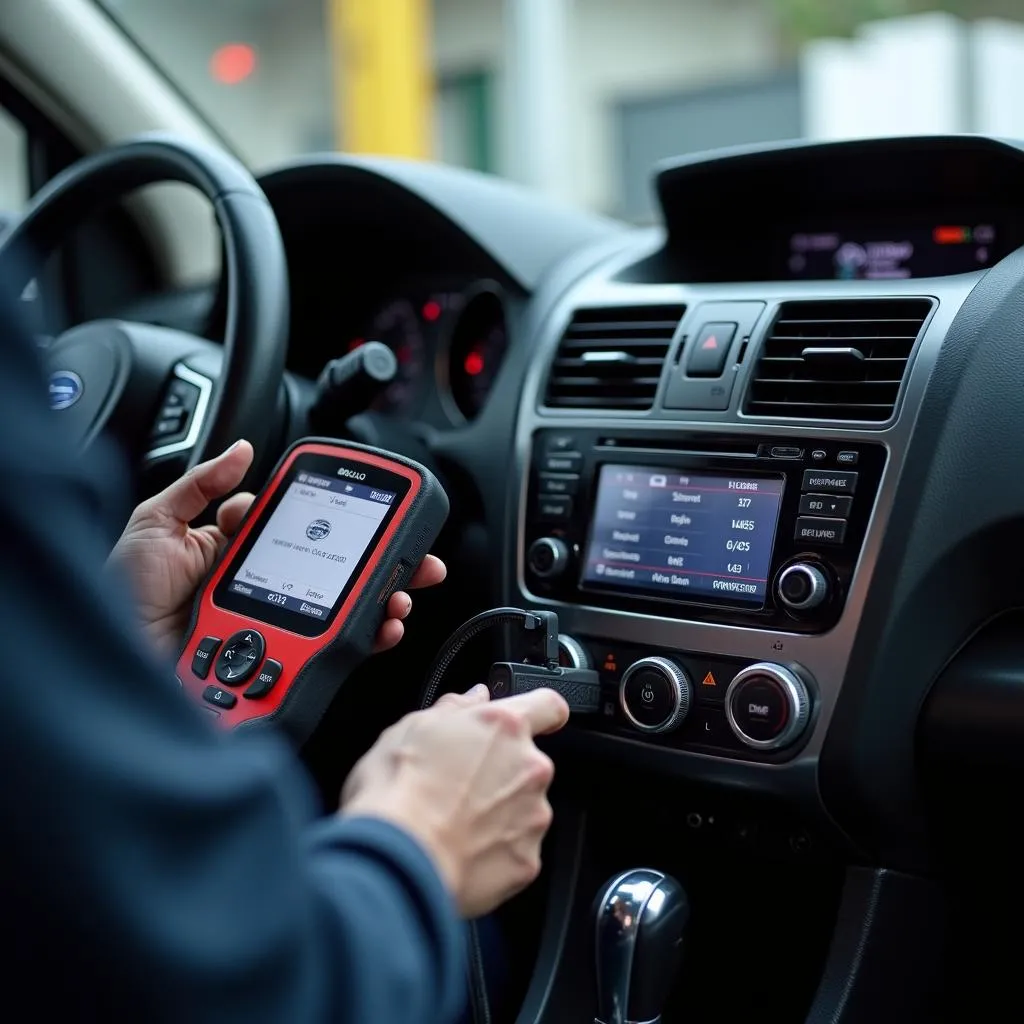 Using a Car Diagnostic Tool on Subaru Forester Radio