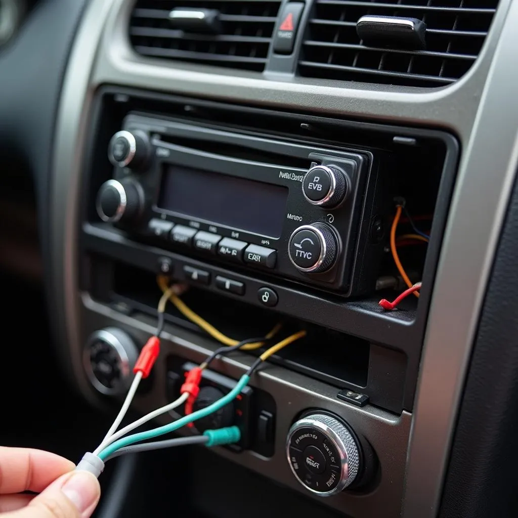 Car Radio Installation Process