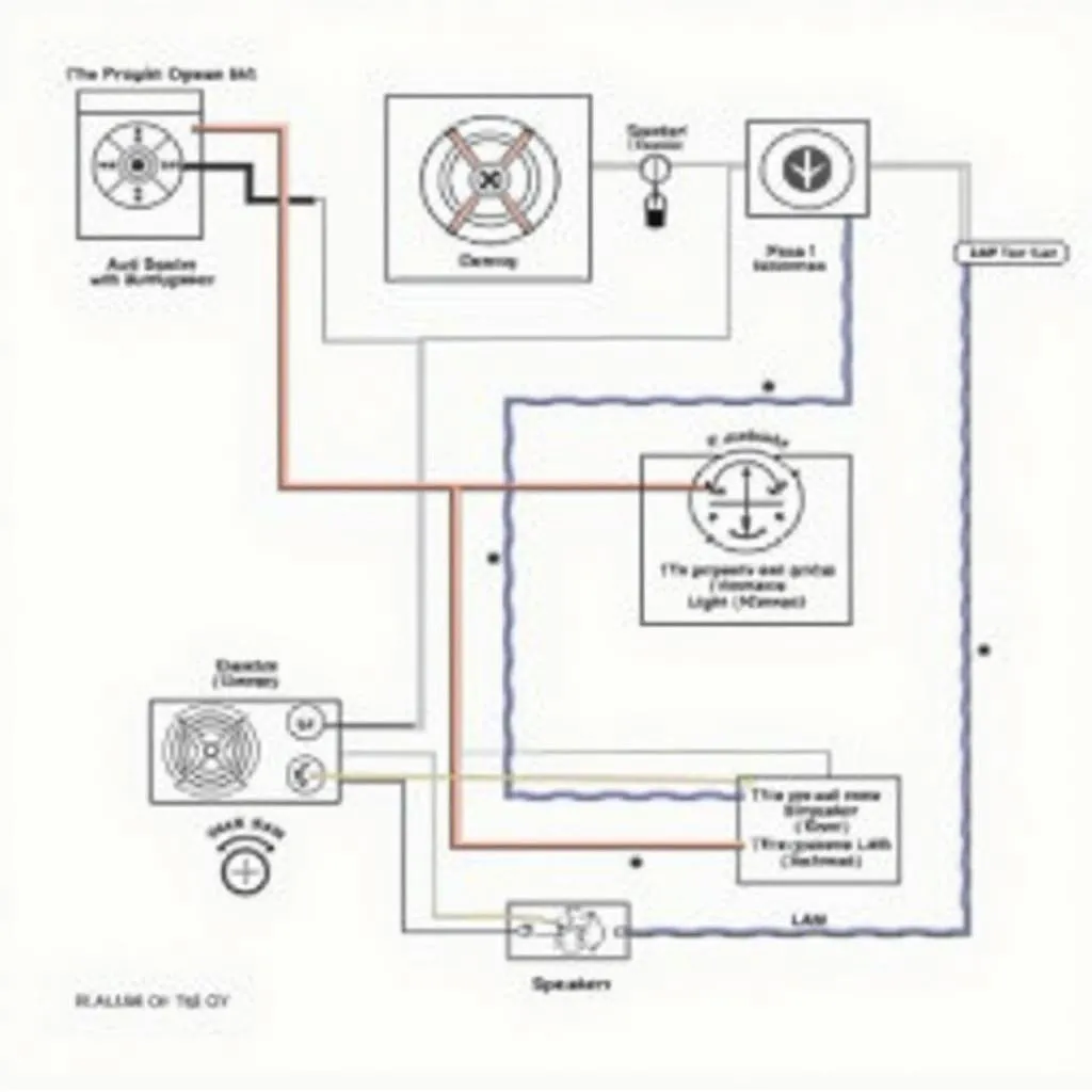 Car radio wiring diagram