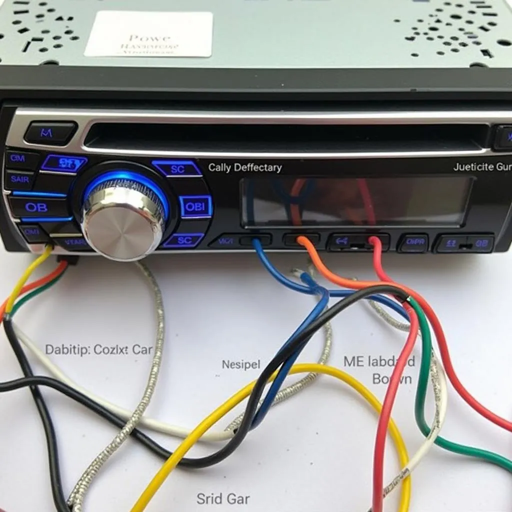 Car Radio Wiring Diagram